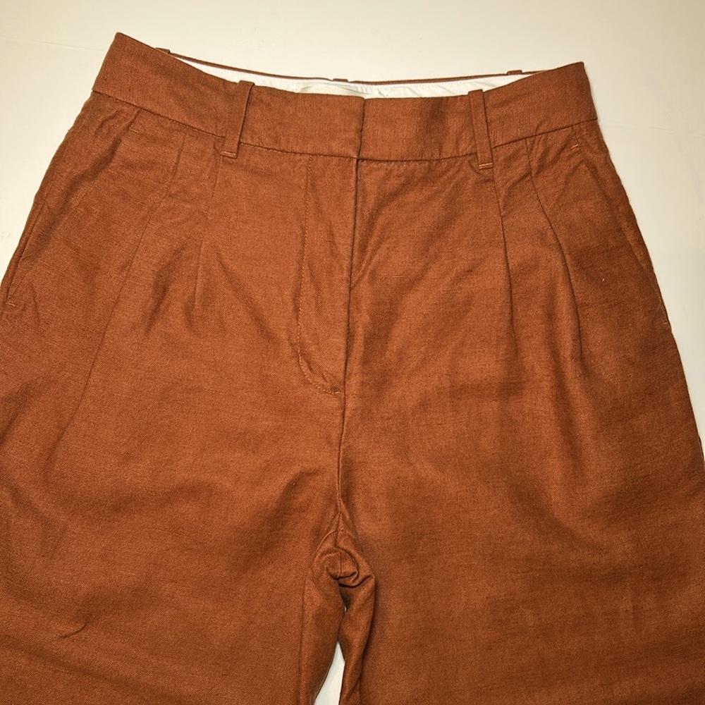 Aritzia Orange/Copper/Rust Effortless Pant - Picture 5 of 8